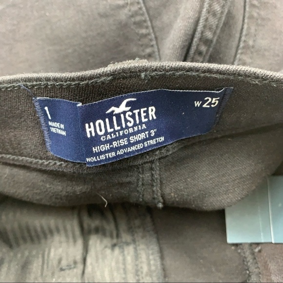HOLLISTER High Rise Short Stretch 3” Distressed - Picture 8 of 8